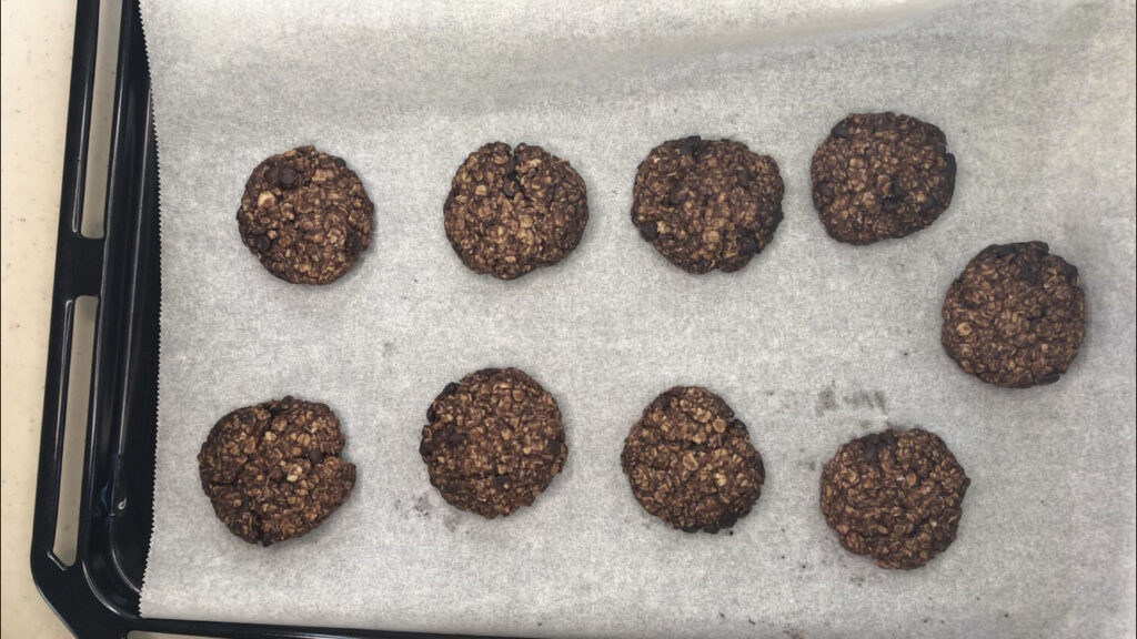 オートミールチョコクッキーの作り方