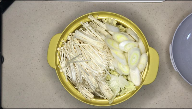 オートミールキムチ鍋の作り方